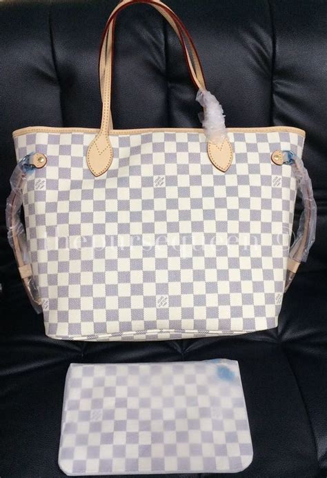 louis vuitton damier azur replica bags|louis vuitton azur neverfull.